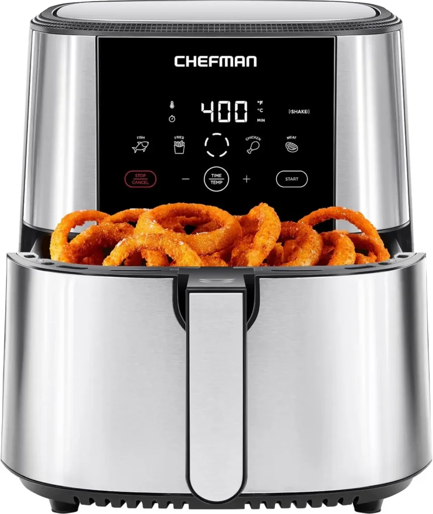 Chefman TurboFry budget air fryer under $100 delivering quality results at affordable price