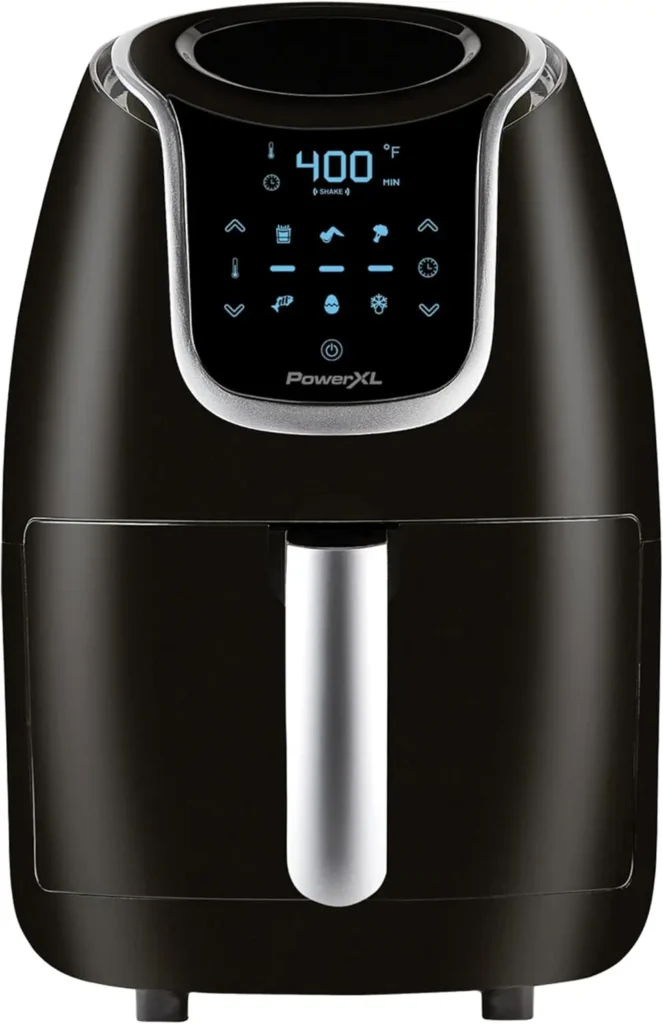 PowerXL Vortex family-size air fryer under $100 with digital display and preset functions