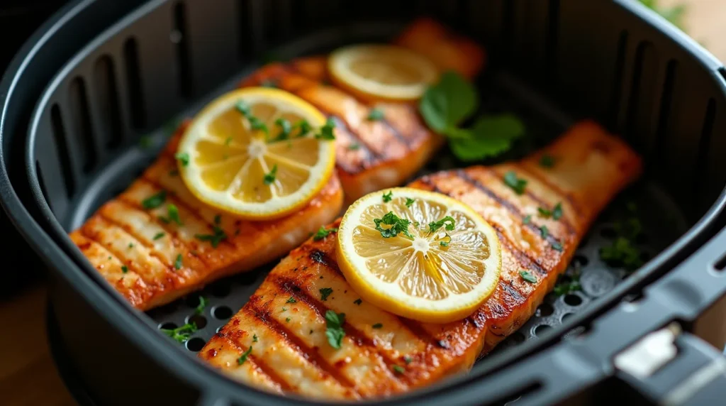 grilled fish in air fryer